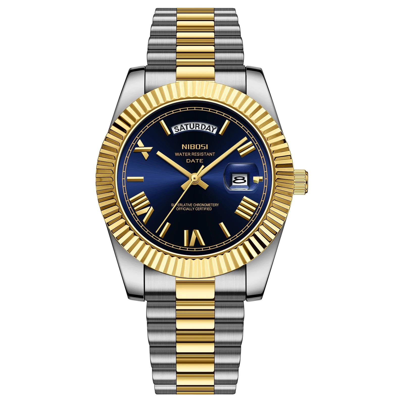 Fashion Men Watches Top Brand Luxury Wristwatch Day Date Miyota Quartz Watch Men Waterproof Steel Male Clock Reloj Hombre